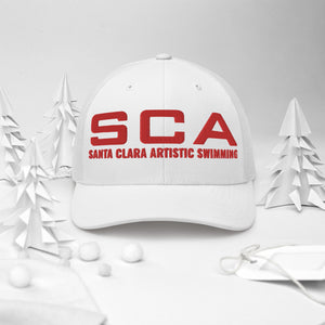 SCA White Trucker Hat
