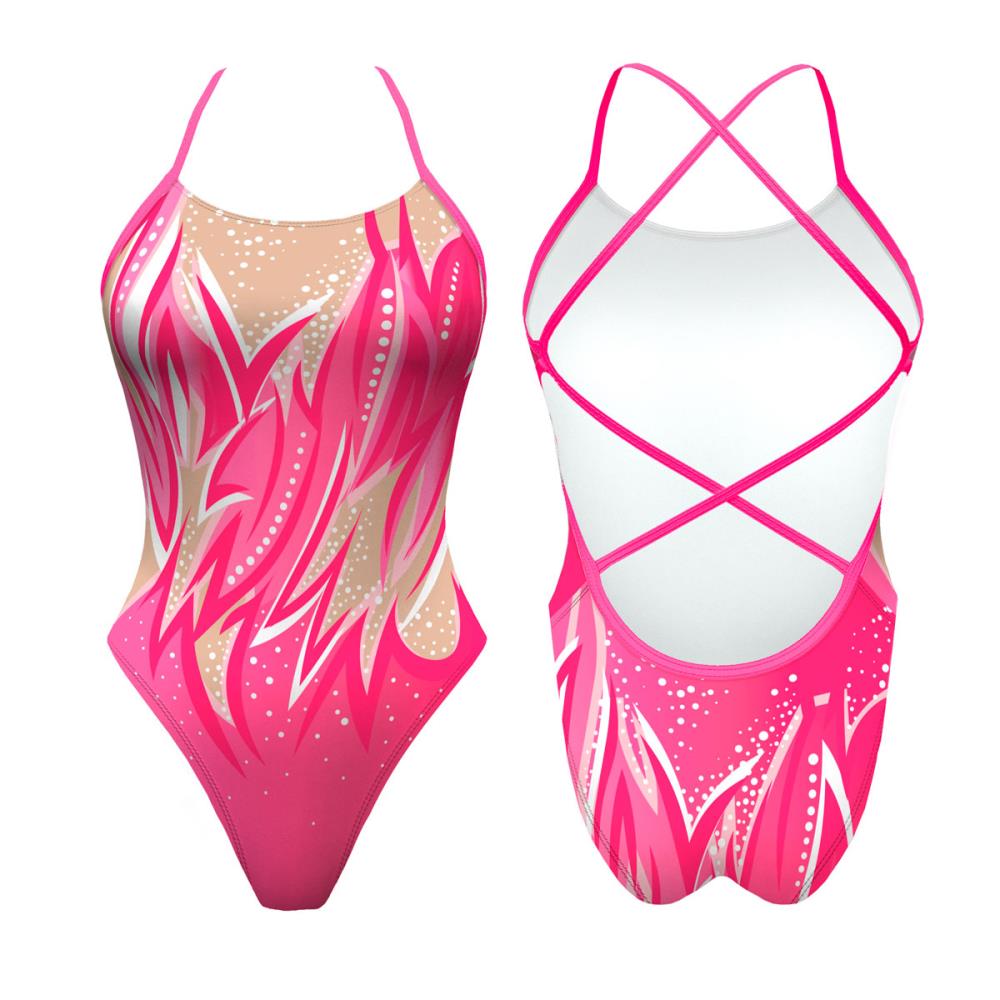 Turbo Women's Artistic Swim Suit S002 Lycra