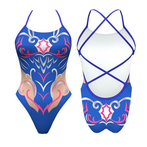 Turbo Women's Artistic Swim Suit S010 Lycra