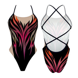 Turbo Women's Artistic Swim Suit S042 Lycra