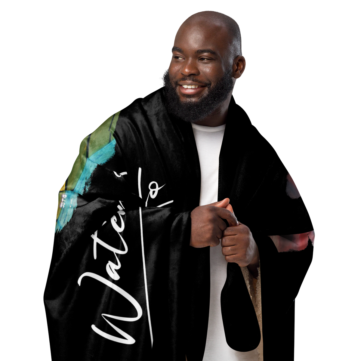 Kap7 Hand Design Sherpa blanket