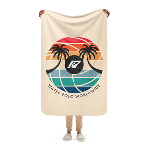 Kap7 Sunset Sherpa blanket