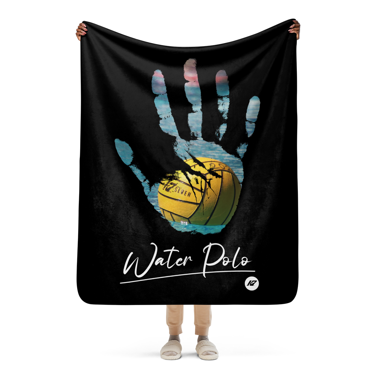 Kap7 Hand Design Sherpa blanket