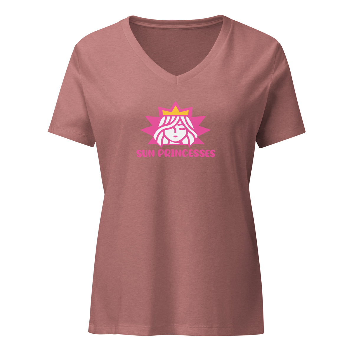 Sun Princess V-neck t-shirt