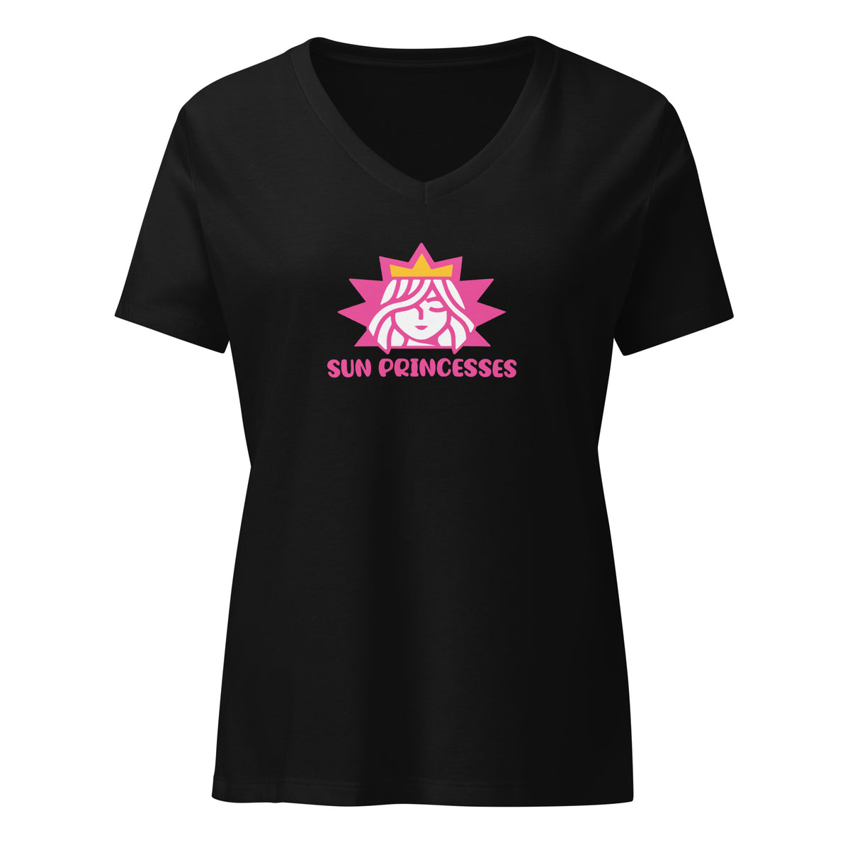 Sun Princess V-neck t-shirt