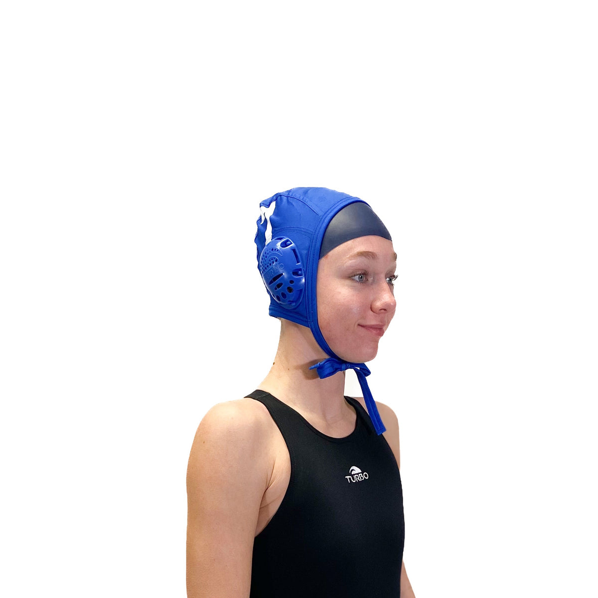 Turbo Standard Water Polo Cap Set with 3 Numbers - Royal TURBO