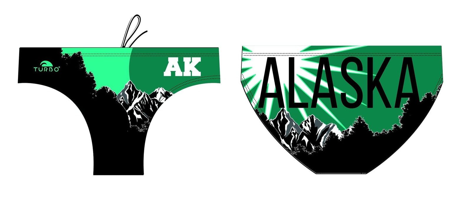 Juneau Water Polo Club Men's Water Polo Suit - Bright Light Briefs KAP7 International