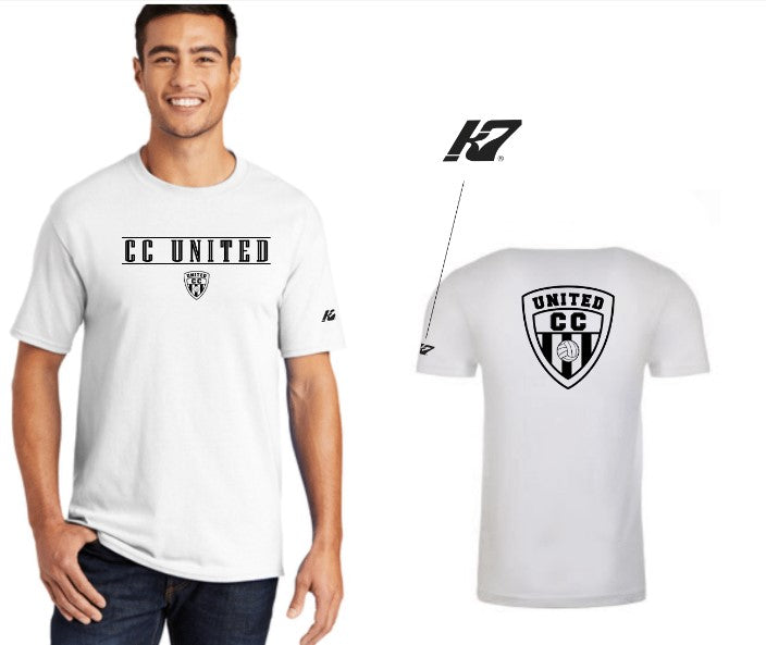 SALE:  CC United - T-shirt: LAST CHANGE TO BUY WHITE SHIRTS