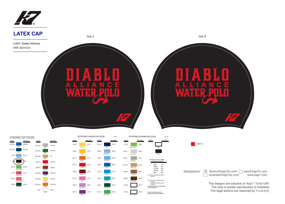Diablo Alliance WPC Team Store - Silicone Caps