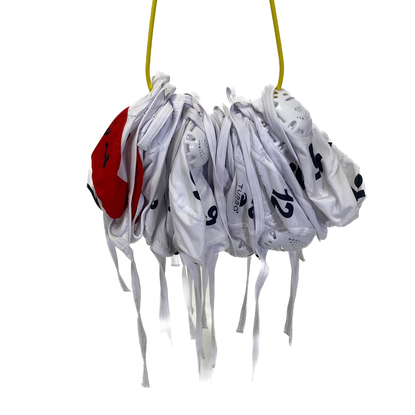 Turbo Junior Water Polo Cap Set - White Caps TURBO