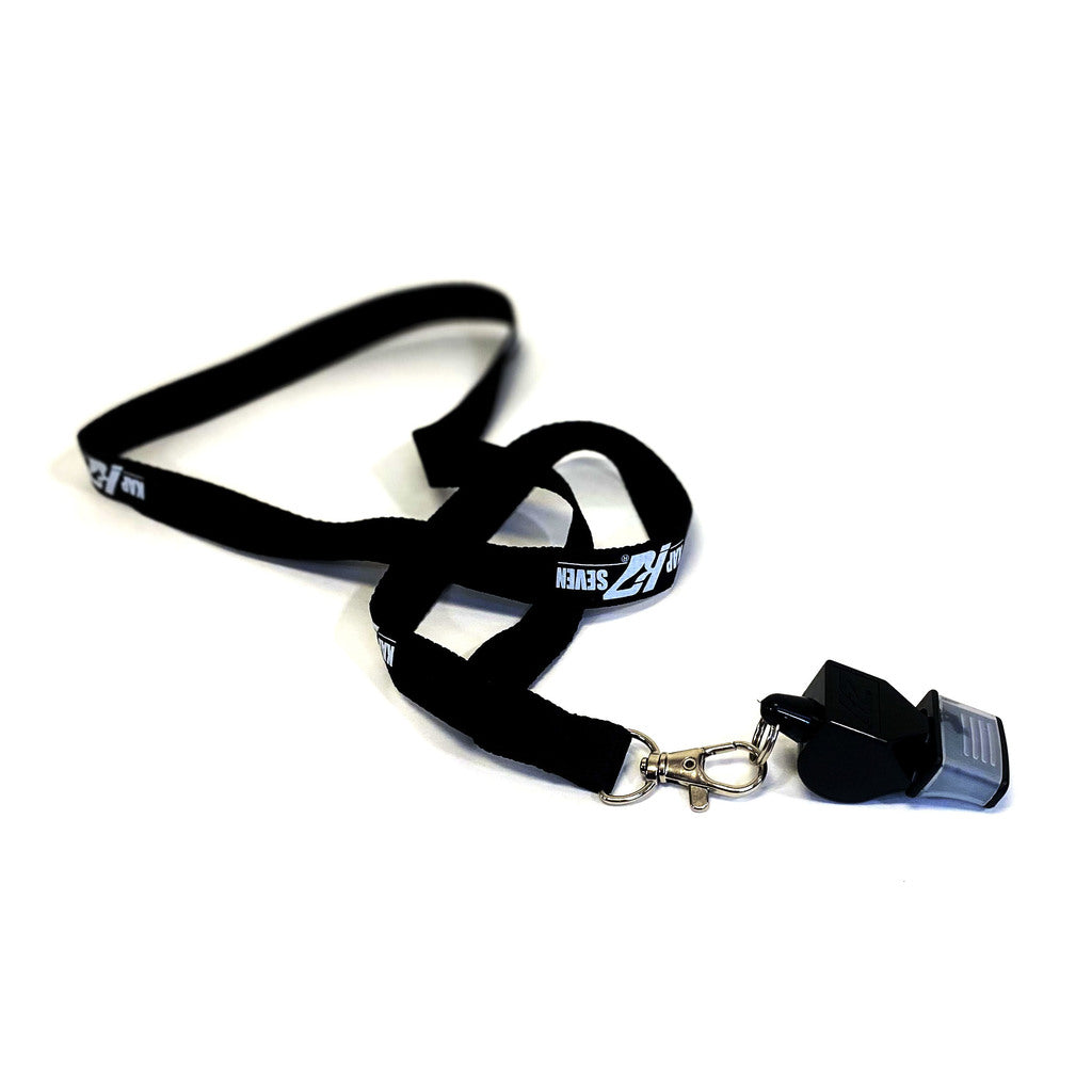 KAP7 F40 Whistle w/Lanyard Black Whistles KAP7 International