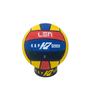 KAP7 LEN Red/Royal/Black Water Polo Ball - Size 2 Balls KAP7 International 