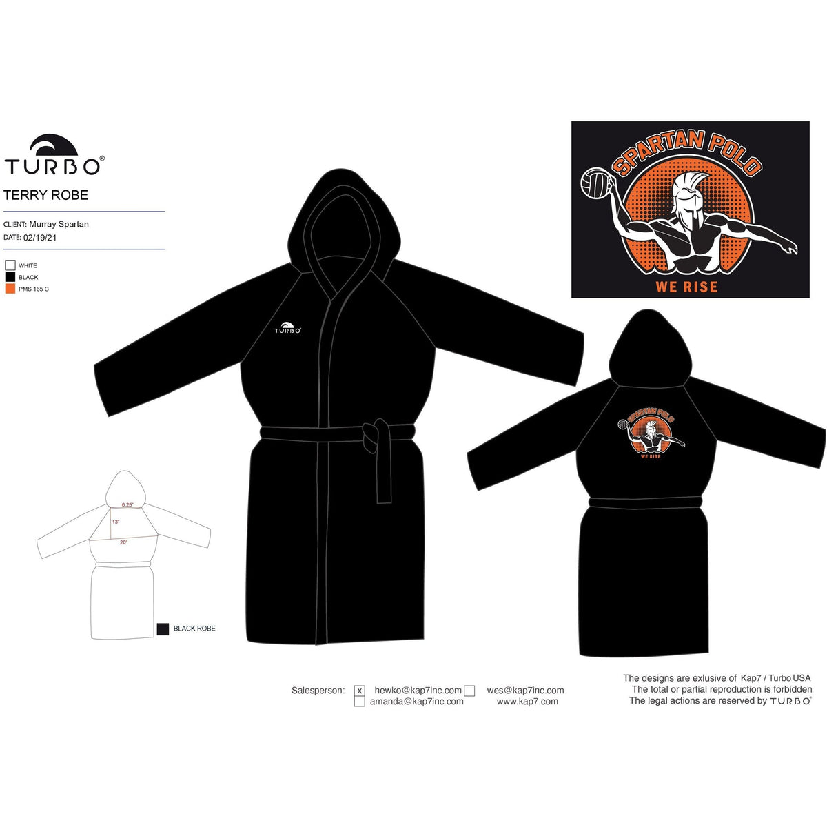 Murray Spartan Robe - with name KAP7 International