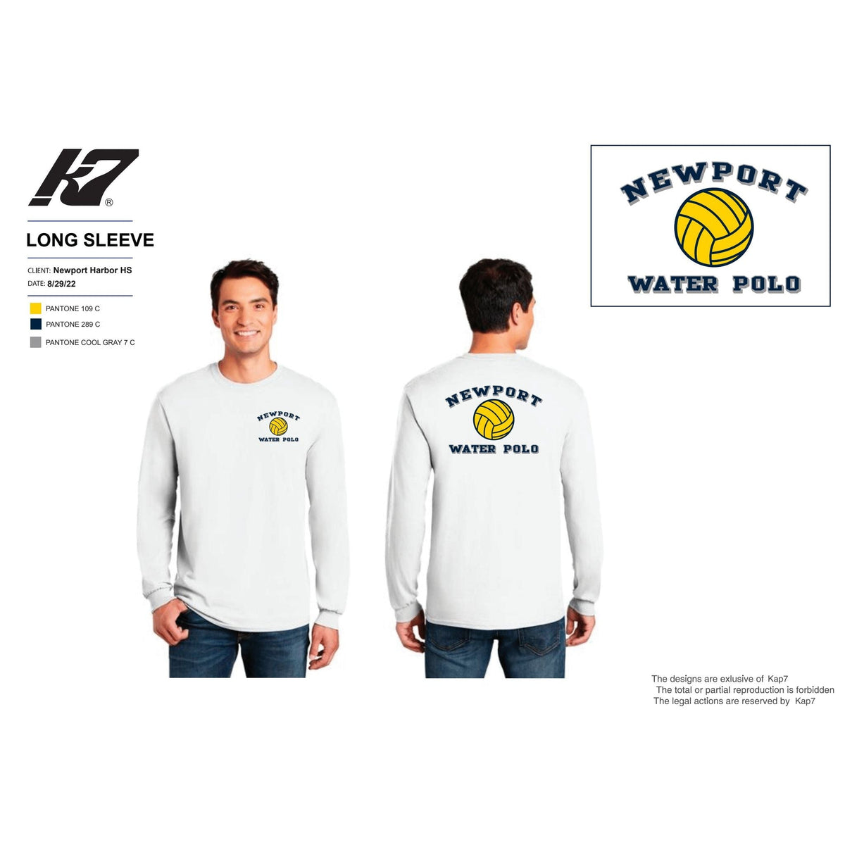 Newport Team Store - Long Sleeve Uni-Sex T-Shirt KAP7 International