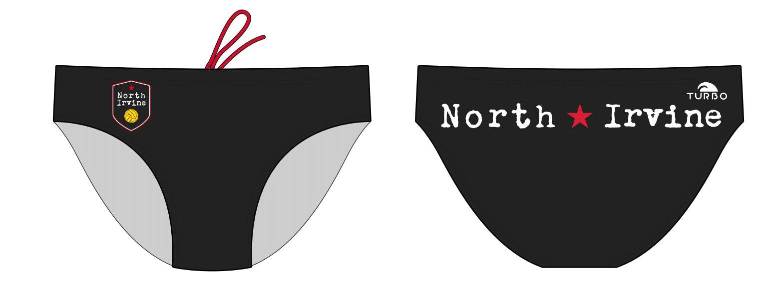 North Irvine WPC Team Store - North Irvine Water Polo Club Black Brief