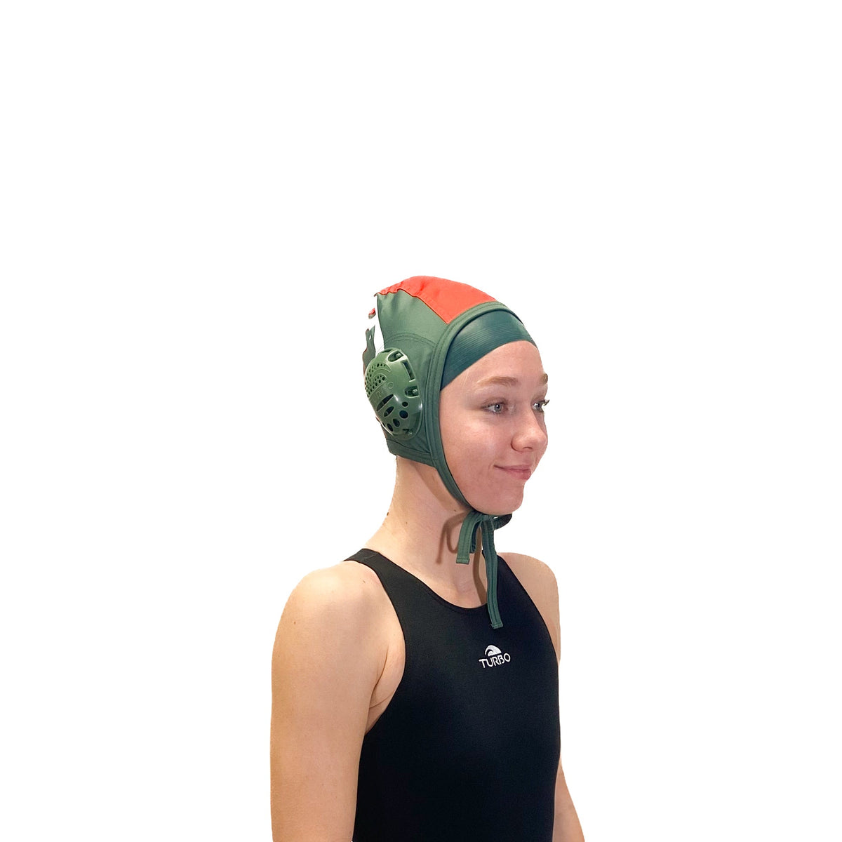 Turbo Standard Water Polo Cap Set with 3 Numbers - Green TURBO