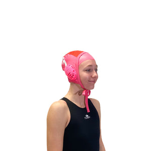 Turbo Standard Water Polo Cap Set with 3 Numbers - Pink Caps TURBO 