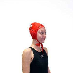 Turbo Standard Water Polo Cap Set with 3 Numbers - Red Caps TURBO