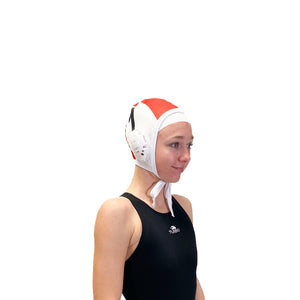 Turbo Standard Water Polo Cap Set with 3 Numbers - White Caps TURBO