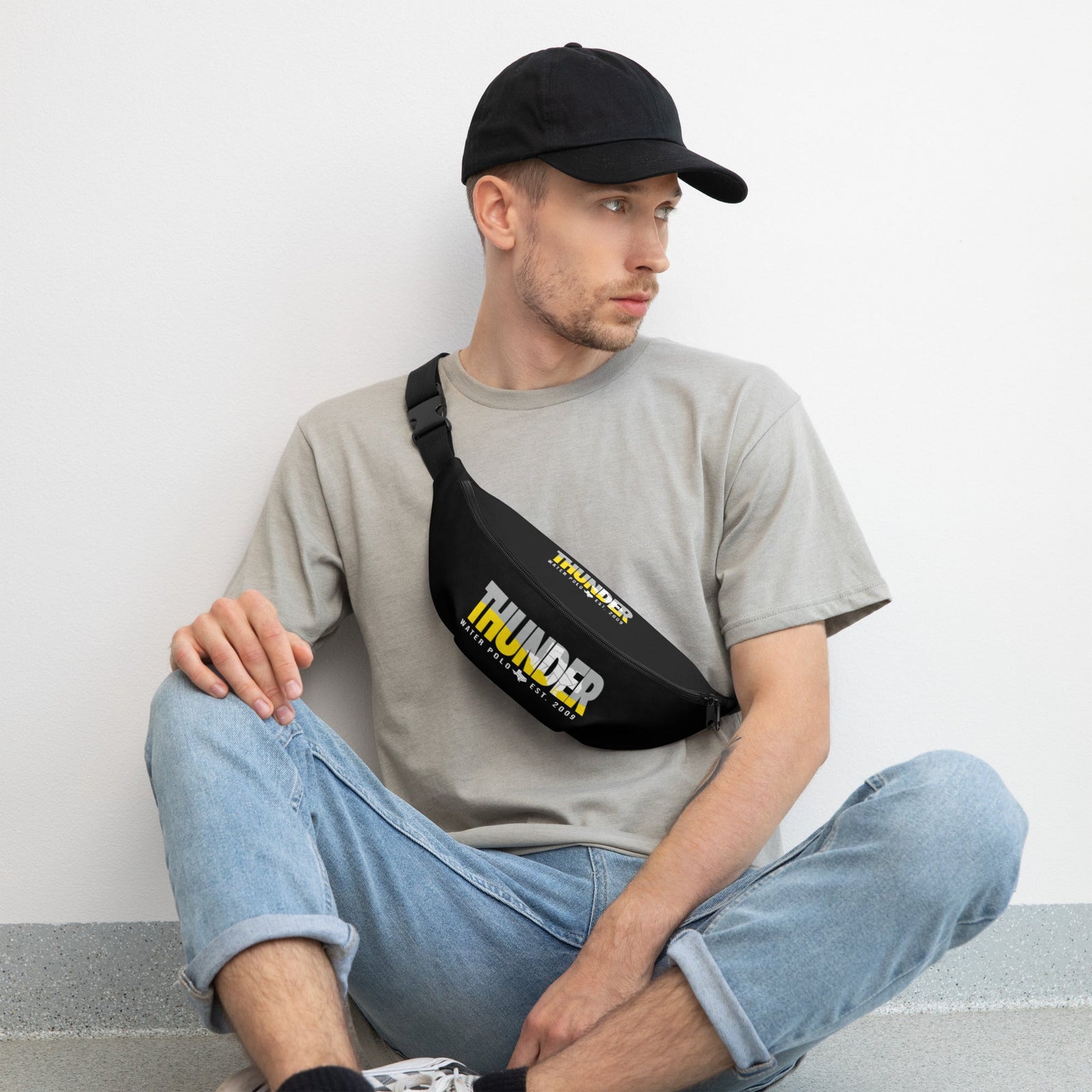 Thunder WPC_ Fanny Pack: Black KAP7 International S/M