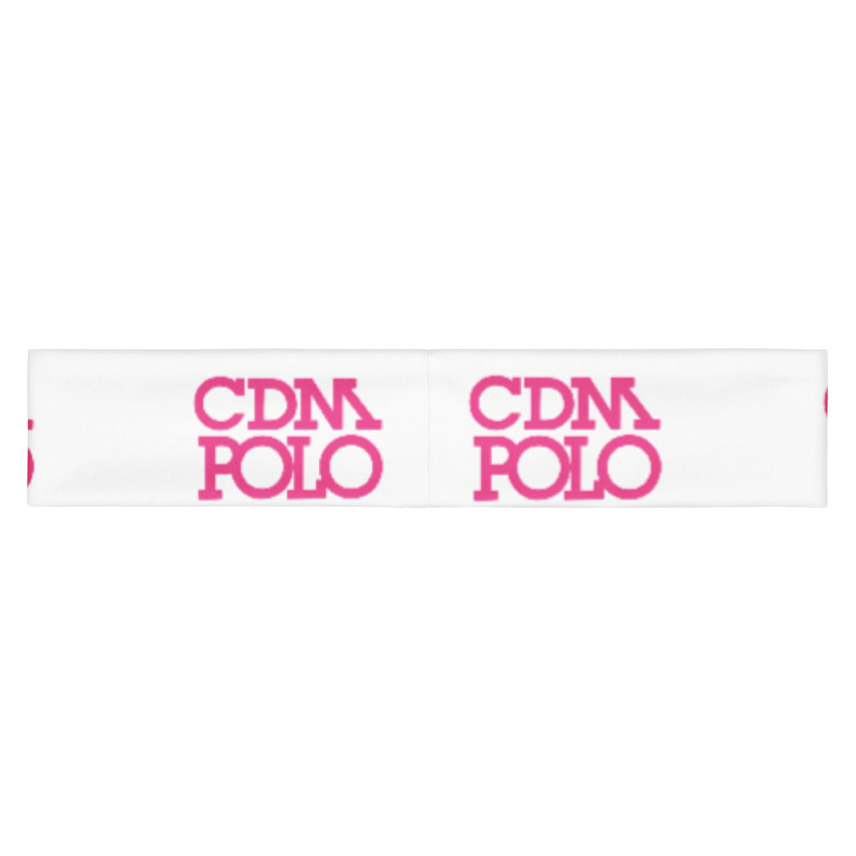 CDM Spirit Wear_ Headband White with Pink KAP7 International