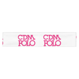 CDM Spirit Wear_ Headband White with Pink KAP7 International