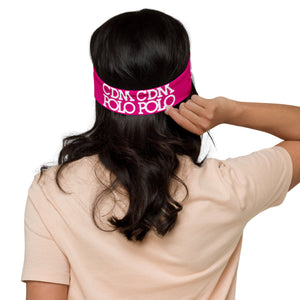 CDM_ Headband Pink with White KAP7 International