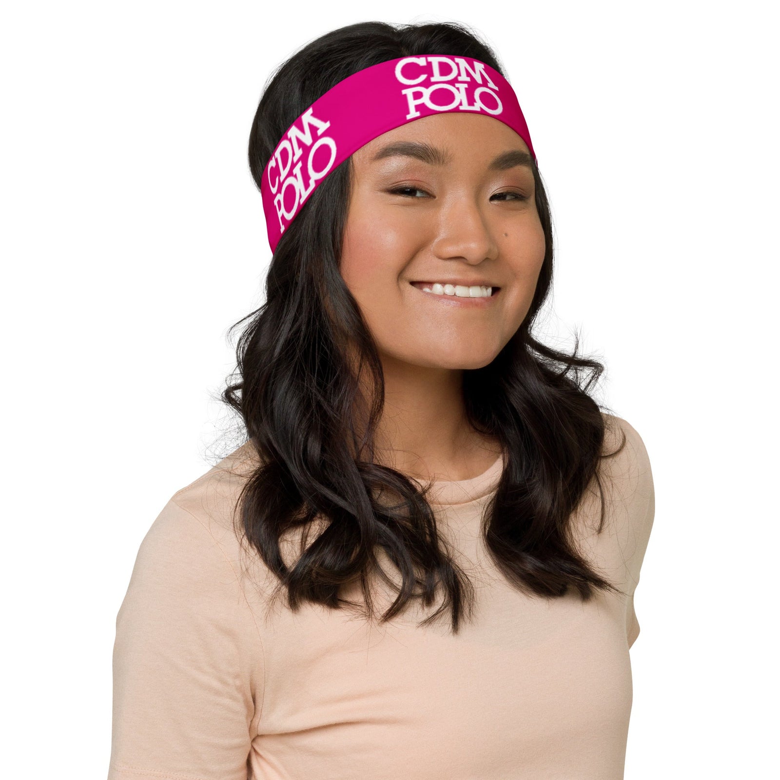 CDM_ Headband Pink with White KAP7 International