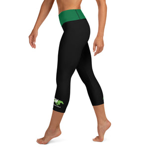 Costa Mesa HS Women's Capri_ Black with Green KAP7 International XS