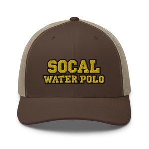 SoCal Water Polo Team Store _ Trucker Hats KAP7 International Brown/ Khaki