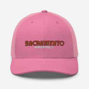 SAC Polo Mesh Hat_ Black KAP7 International Pink