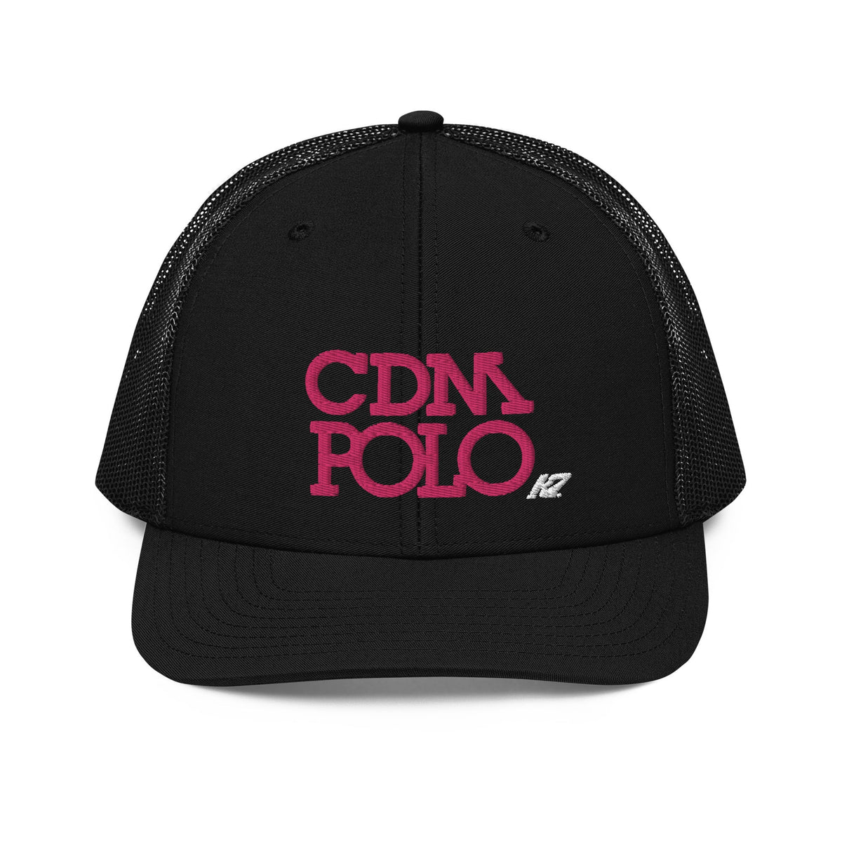CDM Unisex Hat with Pink Logo KAP7 International Black