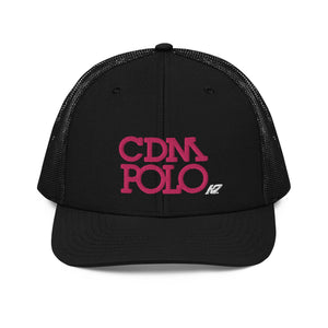 CDM Unisex Hat with Pink Logo KAP7 International Black