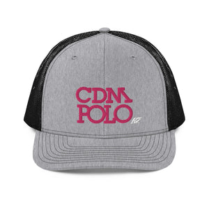 CDM Unisex Hat with Pink Logo KAP7 International Heather Grey / Black