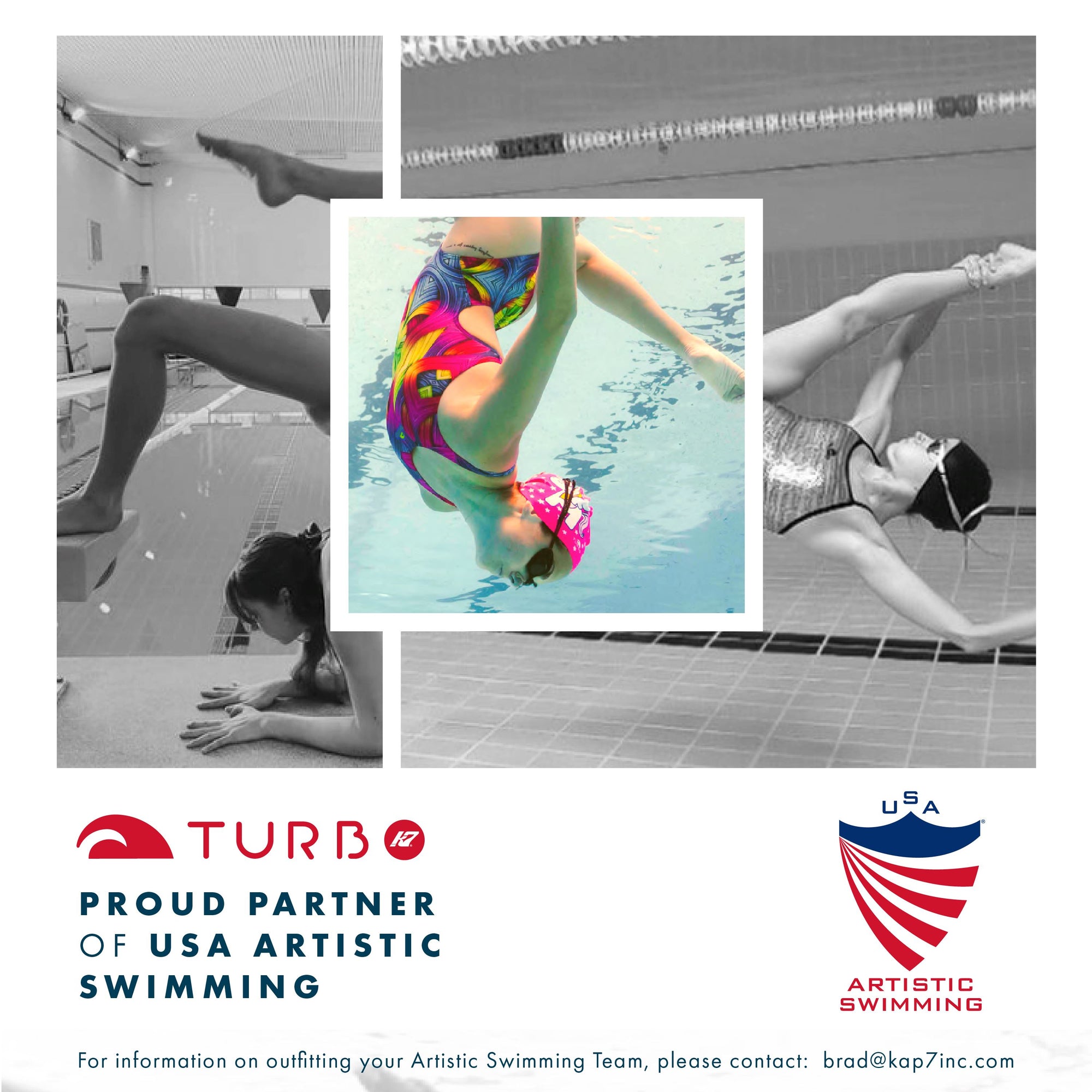 Turbo/KAP7 Announced As New Swimwear Partner Of Usa Artistic Swimming