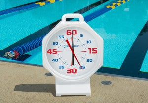 Competitor 15" Pace Clock- White Base with White Face