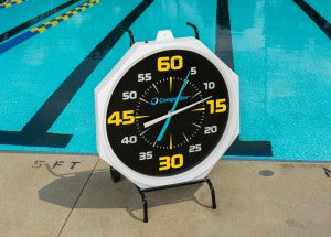 Competitor 31" Pace Clock- White Base Black Face