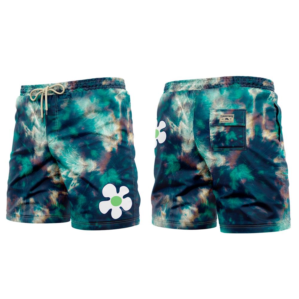 Men's Beach Shorts Galaxy Flower