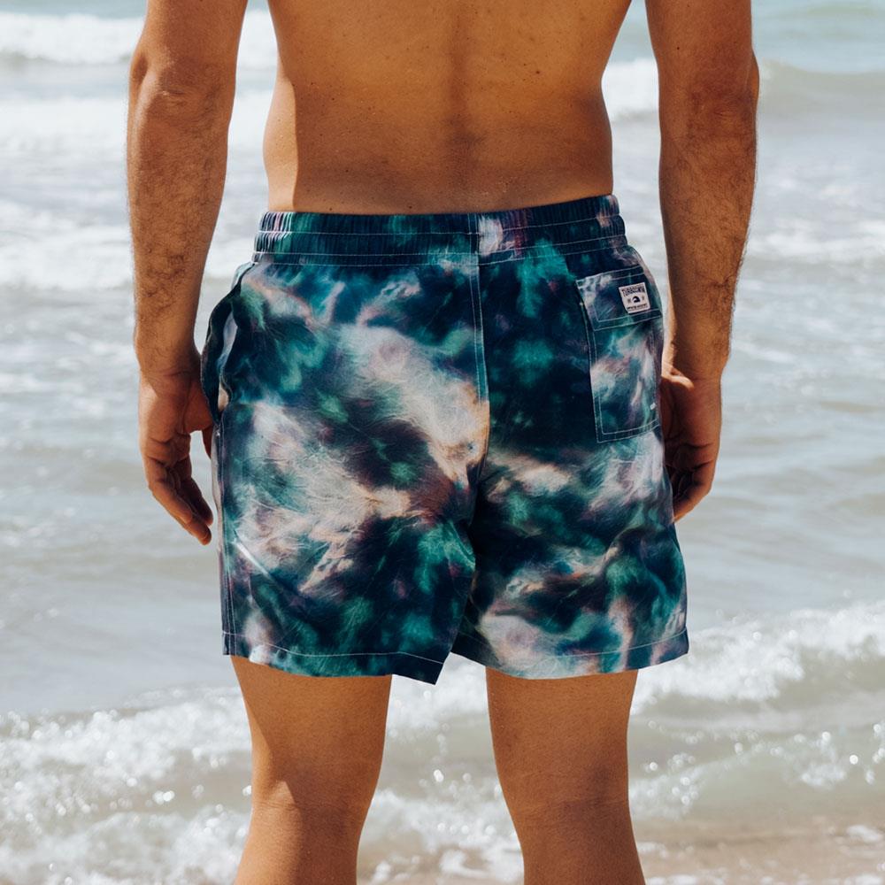 Men's Beach Shorts Galaxy Flower