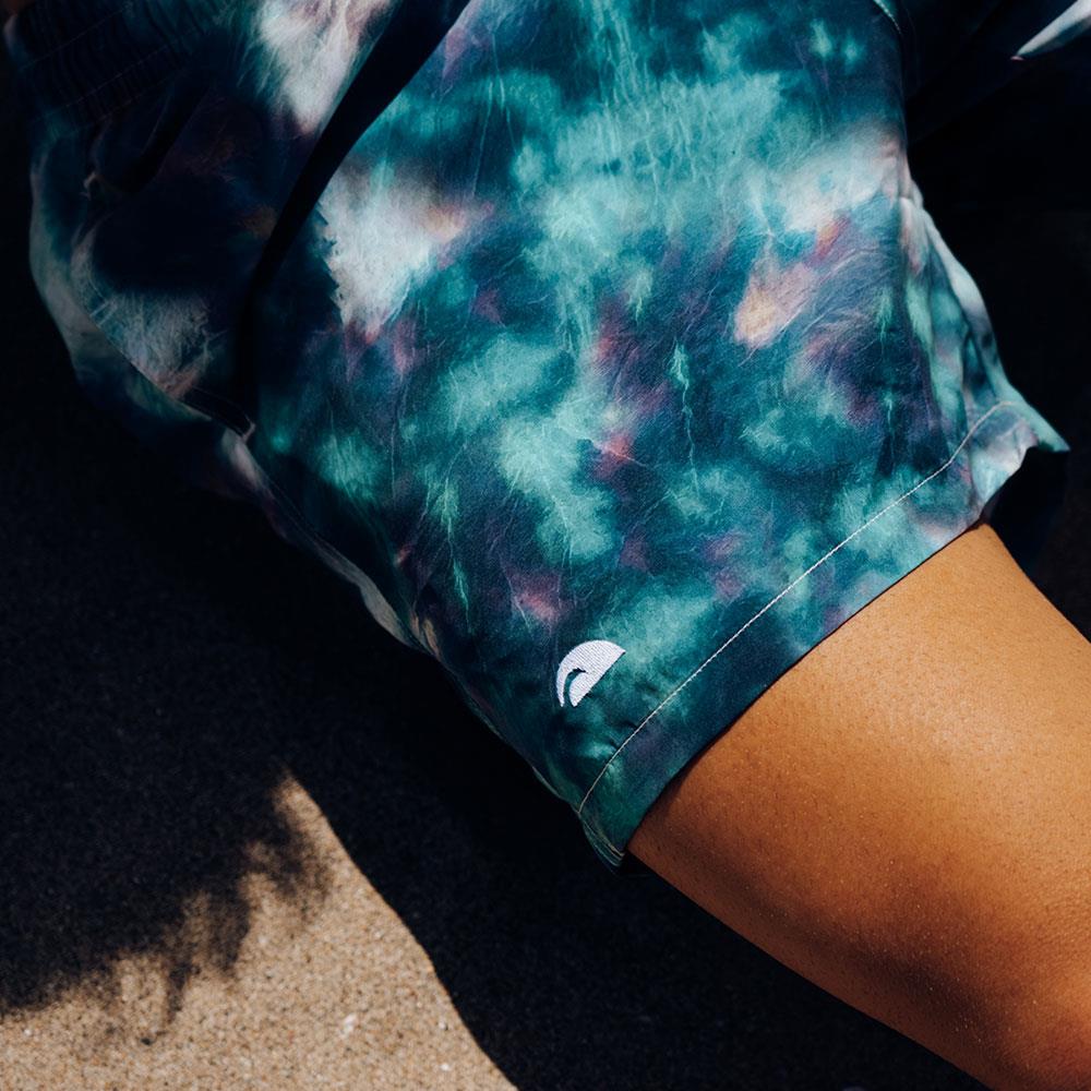 Men's Beach Shorts Galaxy Flower