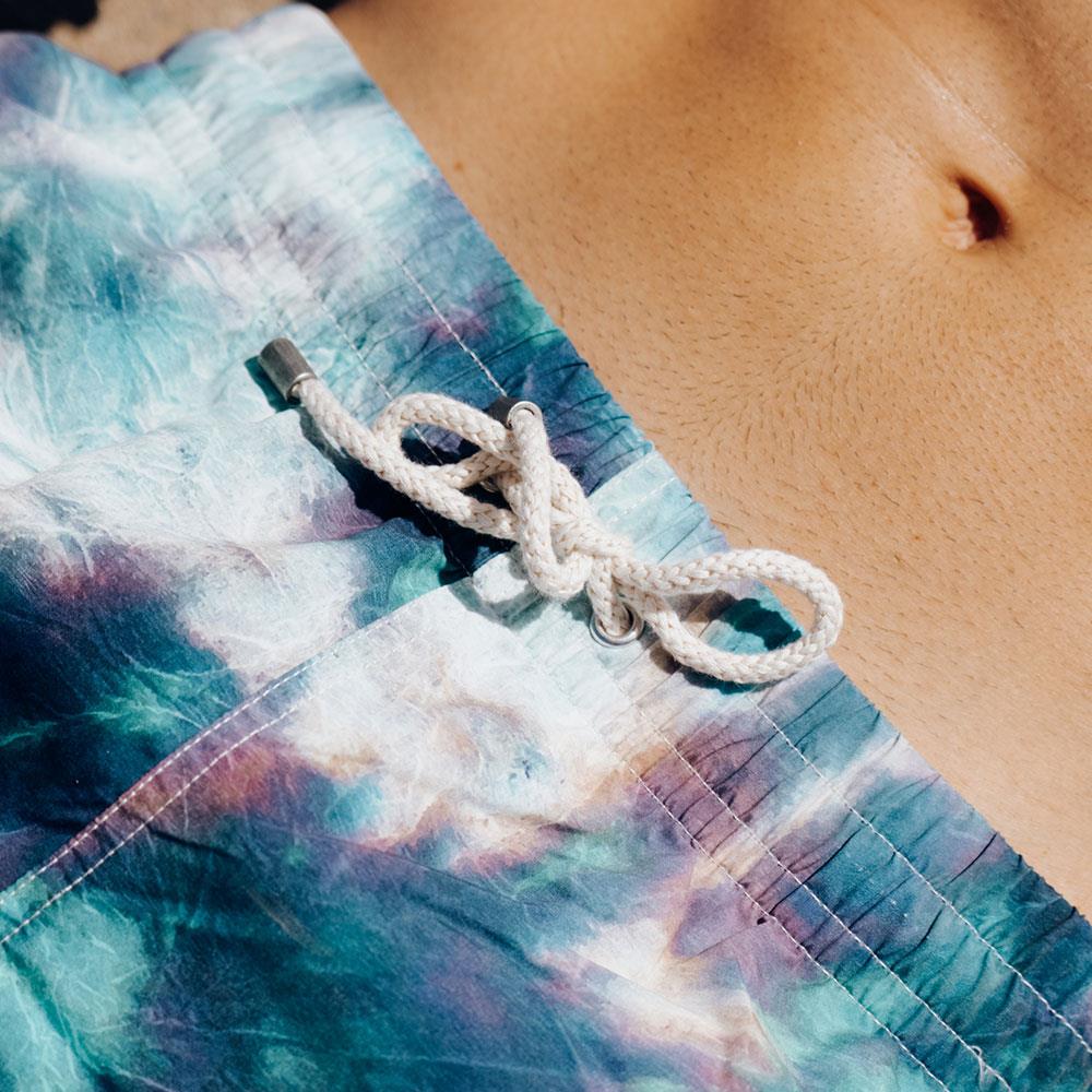 Men's Beach Shorts Galaxy Flower