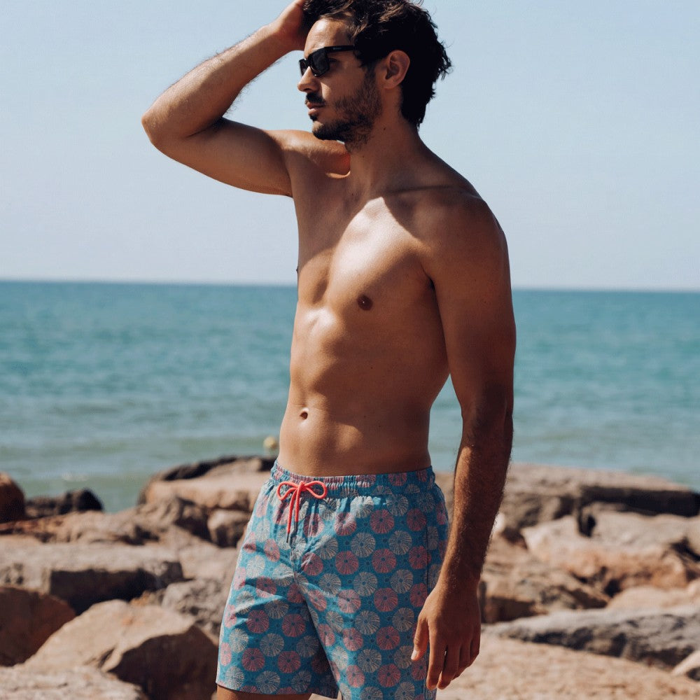 Men's Beach Shorts Coral Urchins