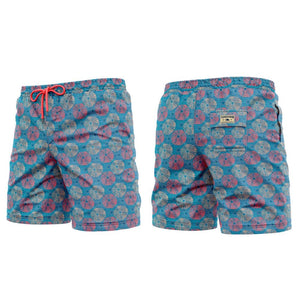 Men's Beach Shorts Coral Urchins