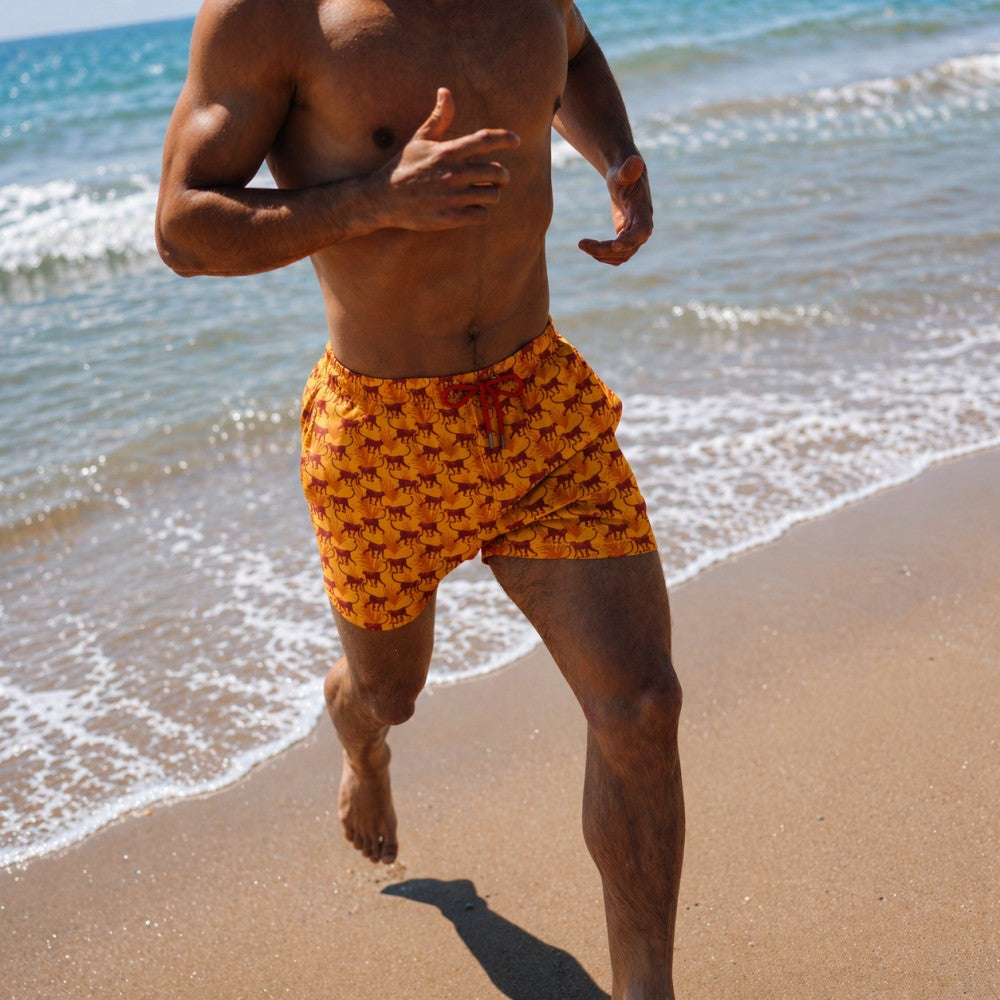Men's Beach Shorts Tropical Safari