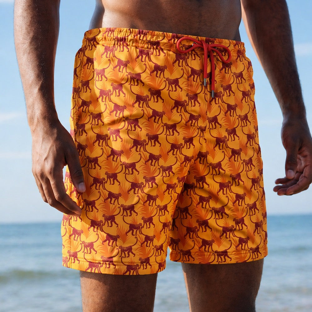 Men's Beach Shorts Tropical Safari
