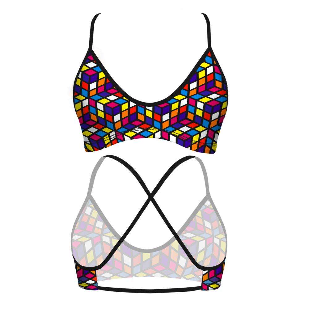 Turbo Women's Bikini Top Mare Cube