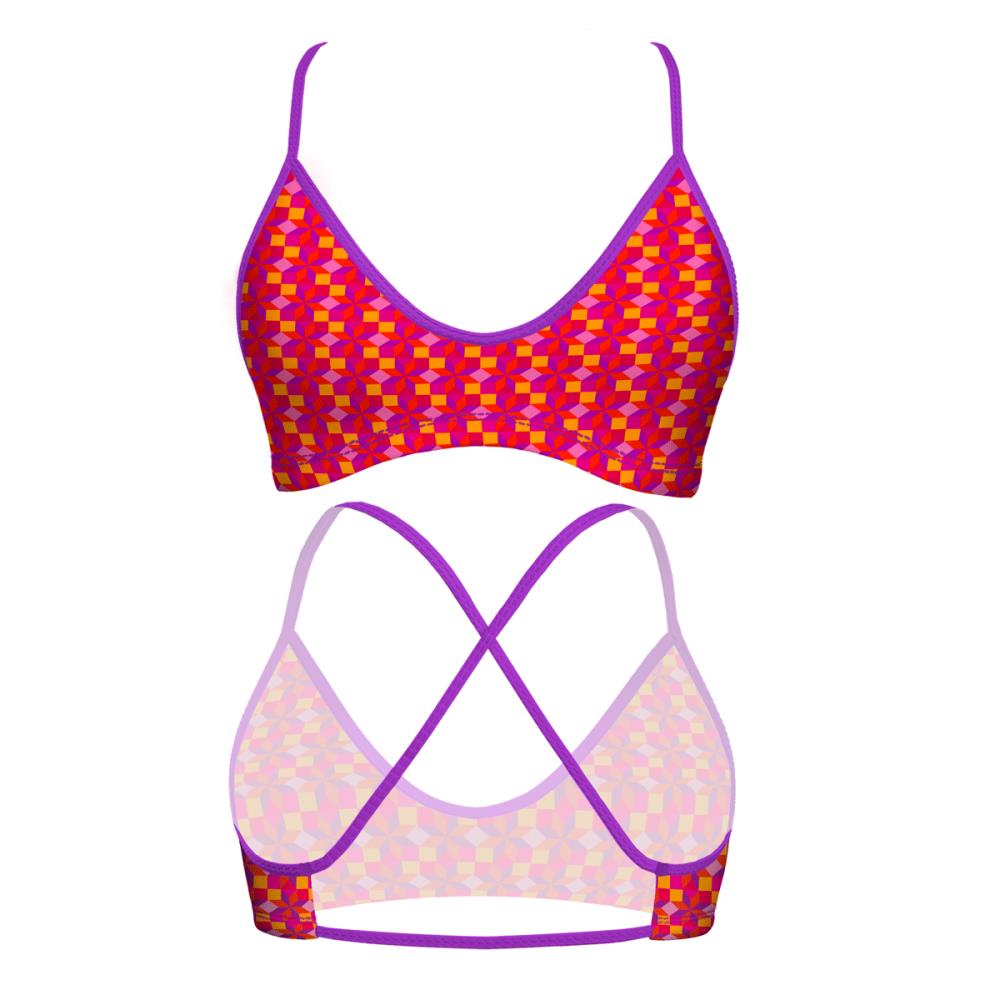 Turbo Women's Bikini Top Mare Rombus
