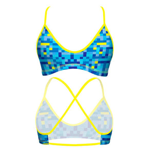Turbo Women's Bikini Top Mare Pixels