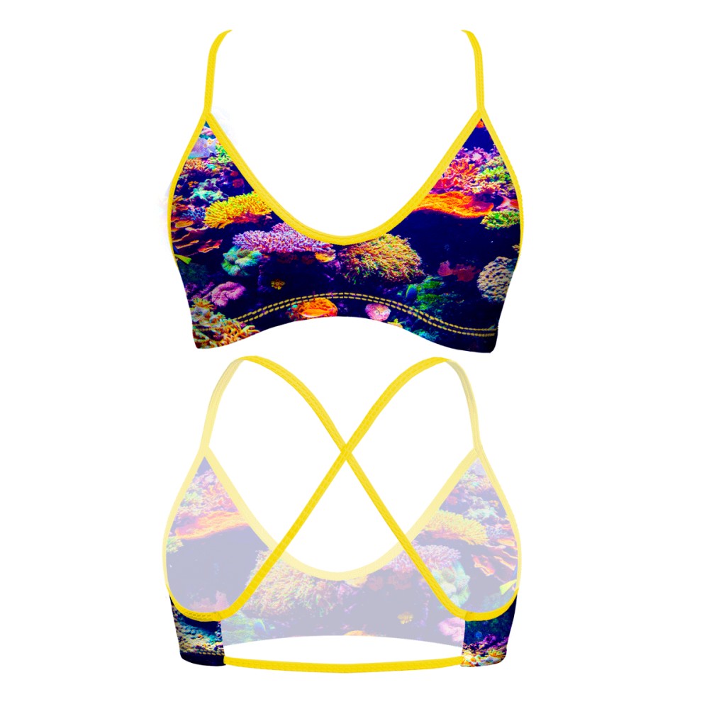 Turbo Women's Bikini Top Mare Fish Tank