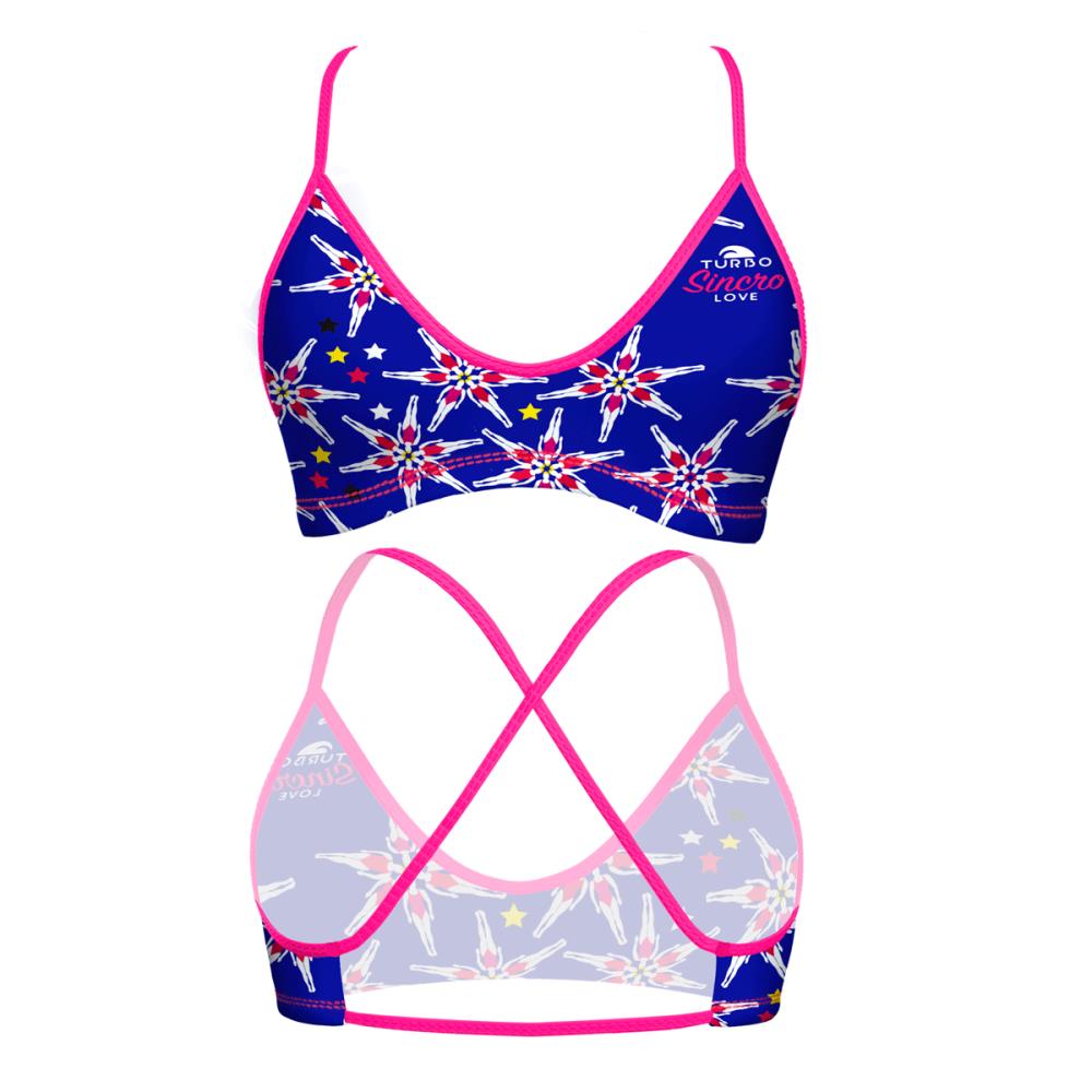 Turbo Women's Bikini Top Mare Sincro Love